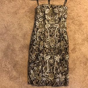 Sue Wong strapless dress
